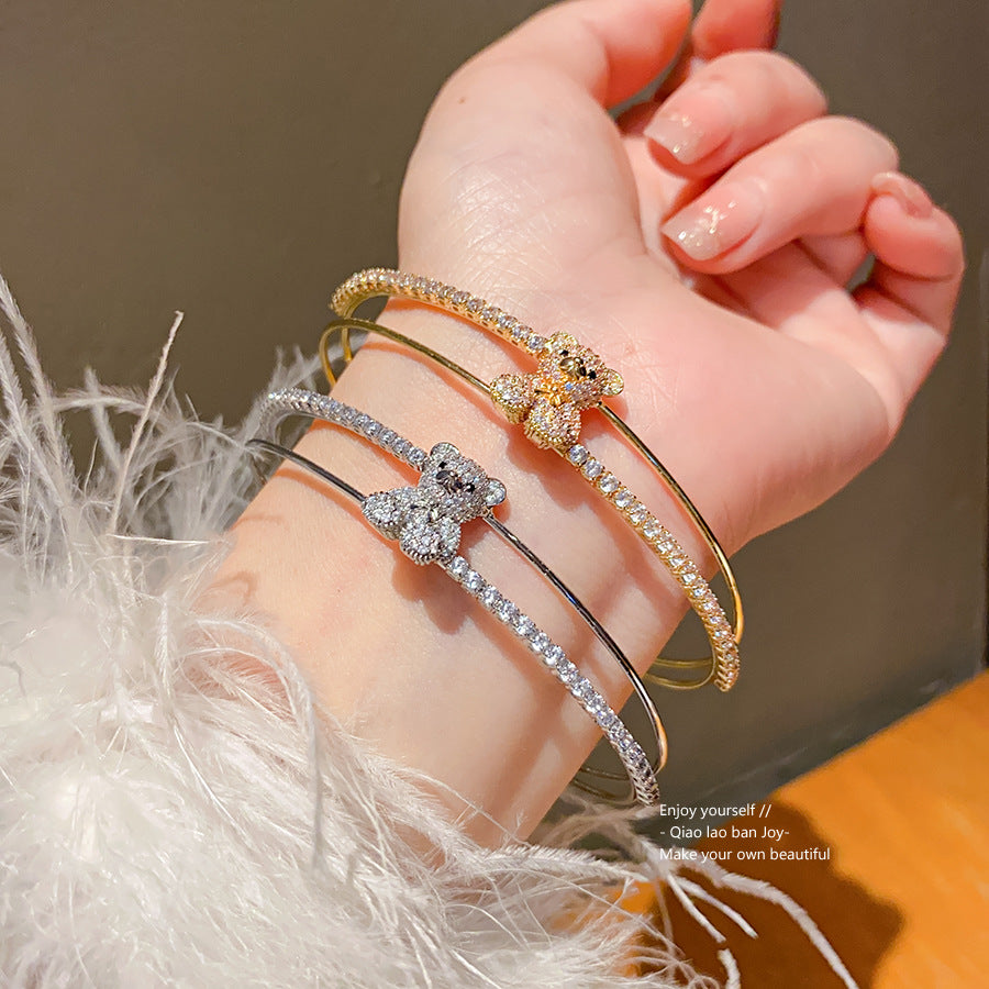 Gold and Sliver Gleam Open Bangles - Blind Bag - Blind Bag