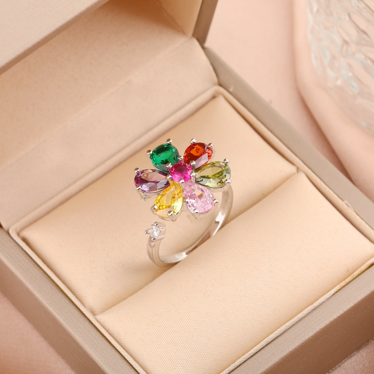 Colourful Adjustable Spinner Rings - Blind Bag