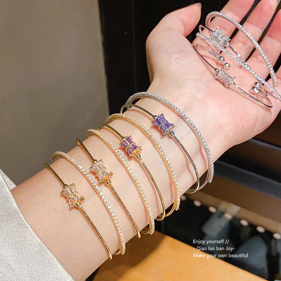 Gold and Sliver Gleam Open Bangles - Blind Bag