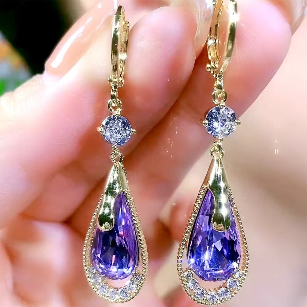 Shiny Hoop Dangle Earrings - Blind Bags