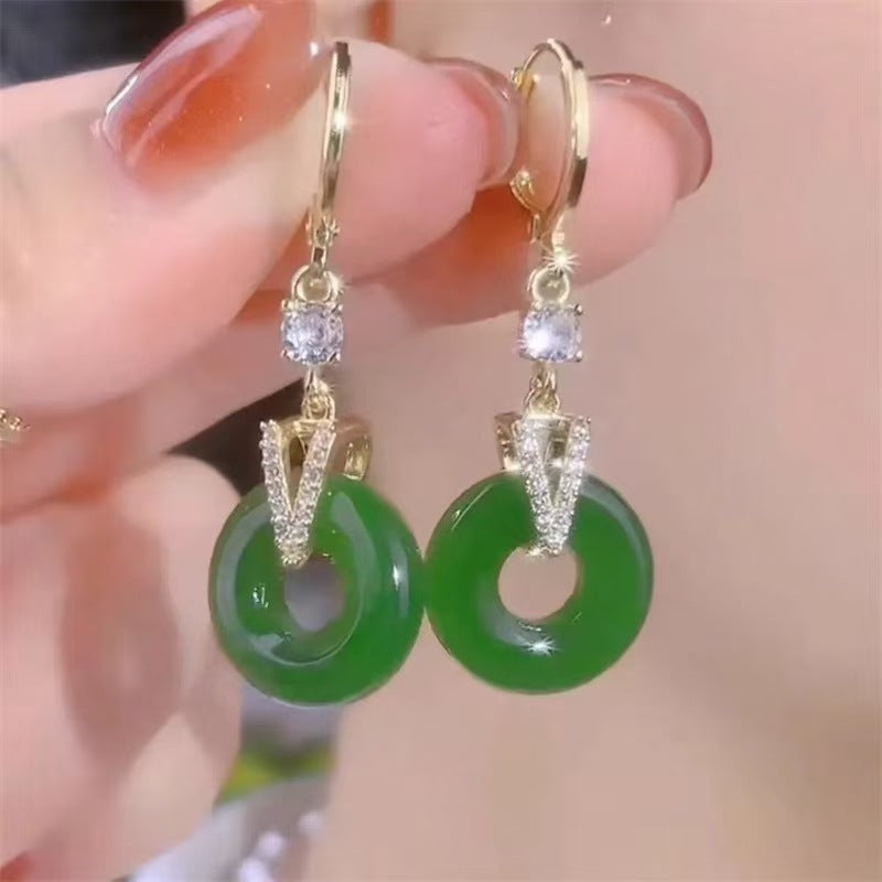 Shiny Hoop Dangle Earrings - Blind Bags