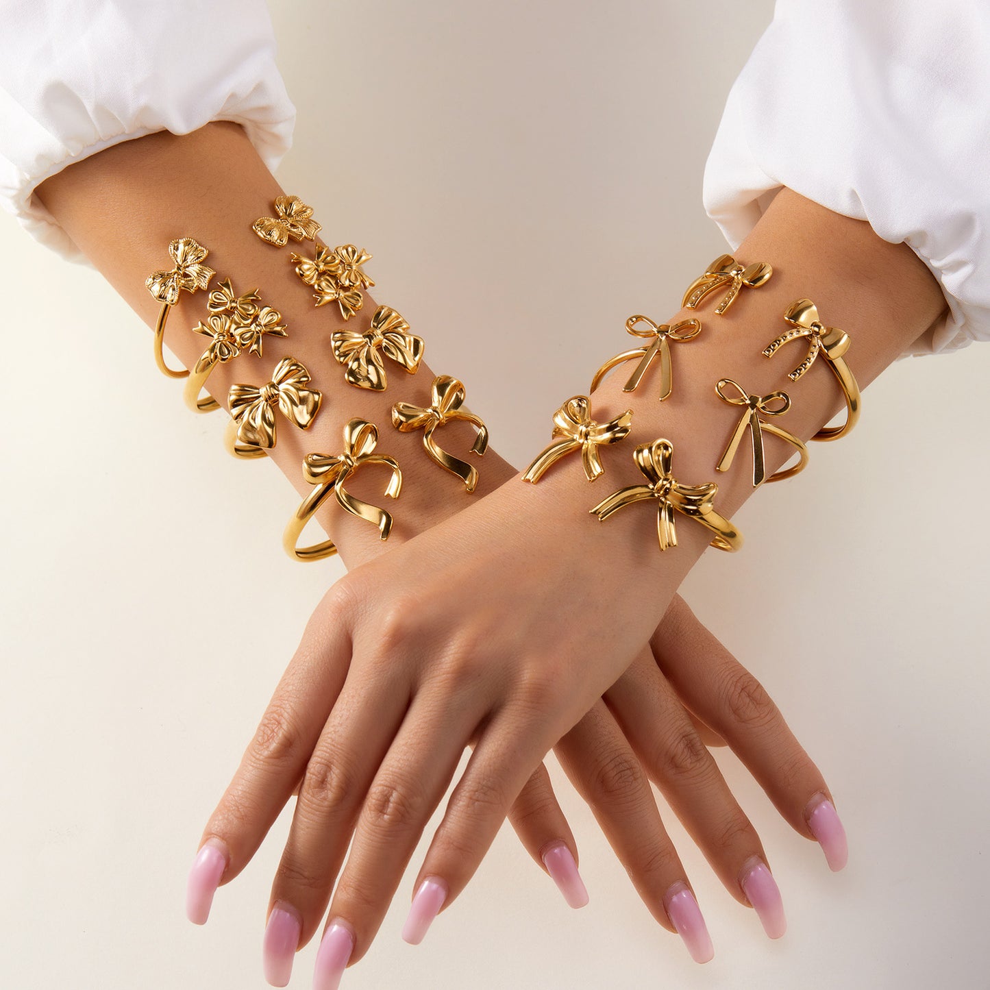 Gold Gleam Open Bangles - Blind Bag
