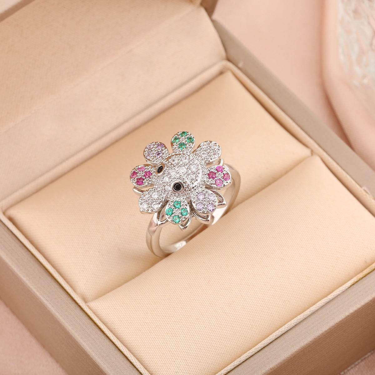 Colourful Adjustable Spinner Rings - Blind Bag